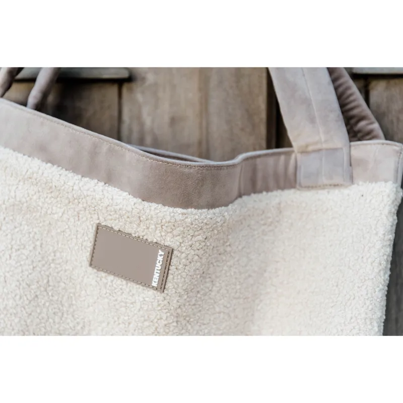 Kentucky Teddy Fleece Bag - Beige-2