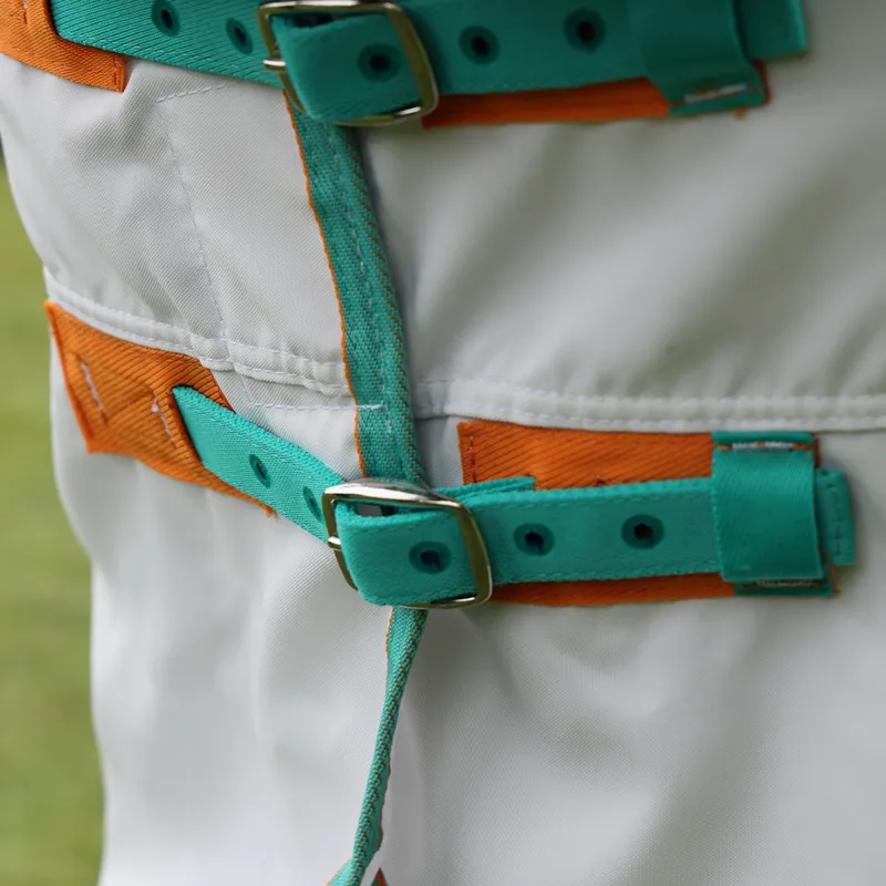 Shires Tempest Plus Sweet-Itch Combo Neck Fly Rug - White-6