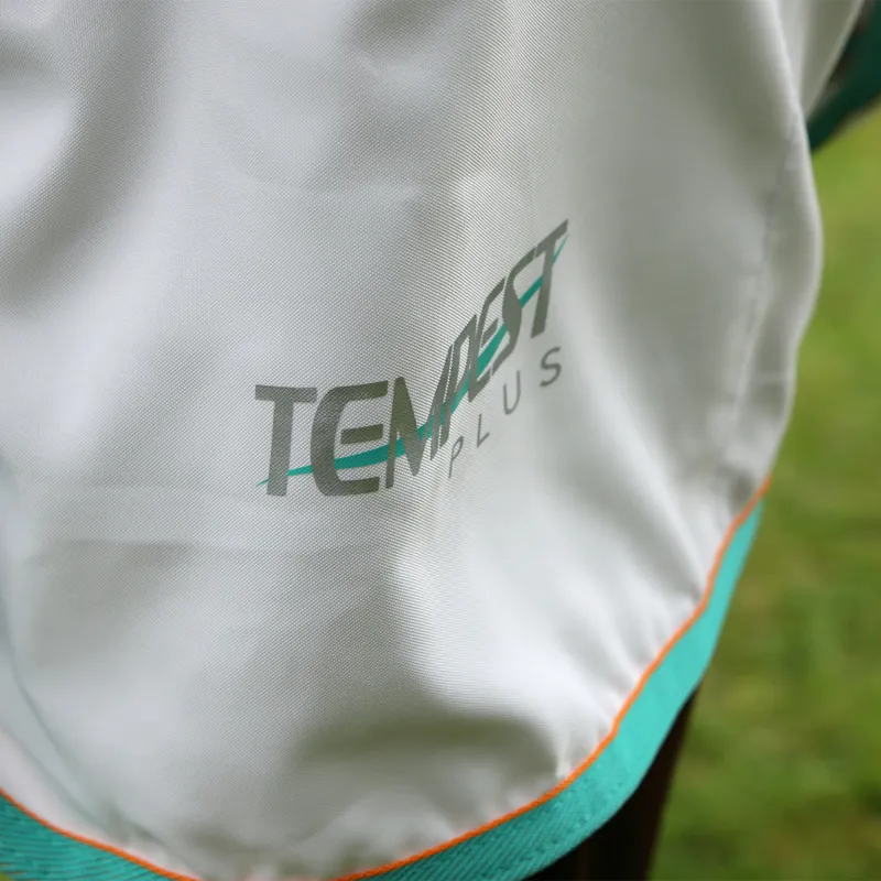 Shires Tempest Plus Sweet-Itch Combo Neck Fly Rug - White-7