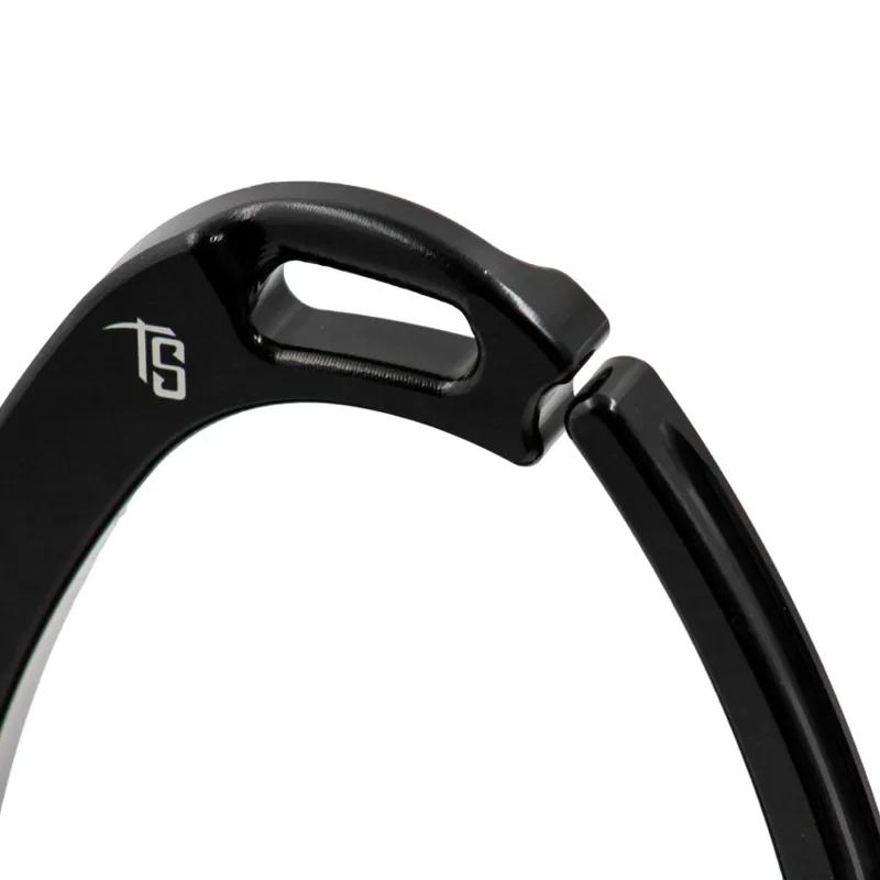 Tech Venice Dressage Sloped Safety Stirrups - Black/Black-4