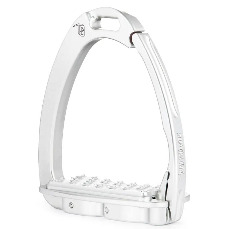 Tech Venice Sloped Evo Safety Stirrups - Silver/Silver