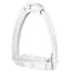 Tech Venice Sloped Evo Safety Stirrups - Silver/Silver