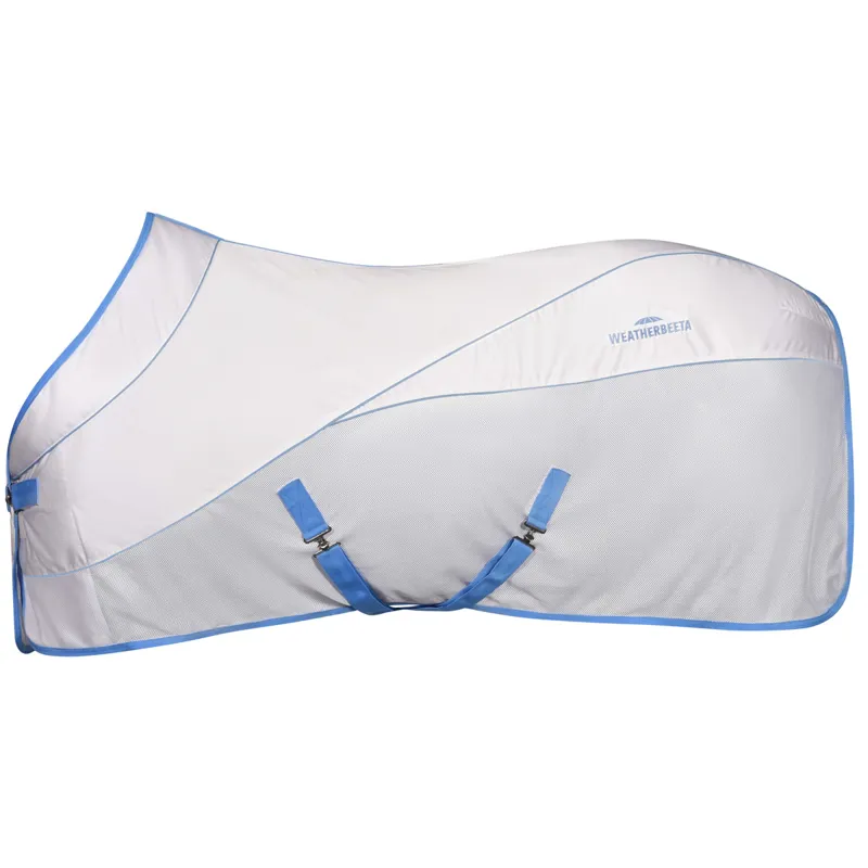 WeatherBeeta Air-Tec Standard Neck Cooler Rug - White/Blue-1
