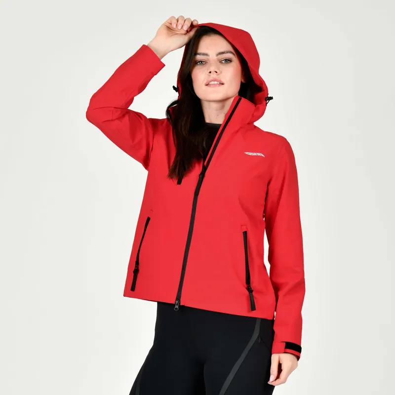 WeatherBeeta Jackson Ladies Waterproof Jacket - Bittersweet Red-3