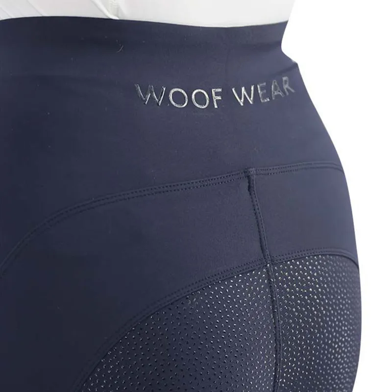 Woof Wear Original Full Grip Ladies Riding Tights - Navy-2