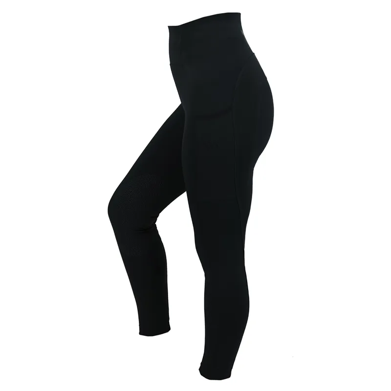 Woof Wear Original Knee Grip Ladies Riding Tights - Black