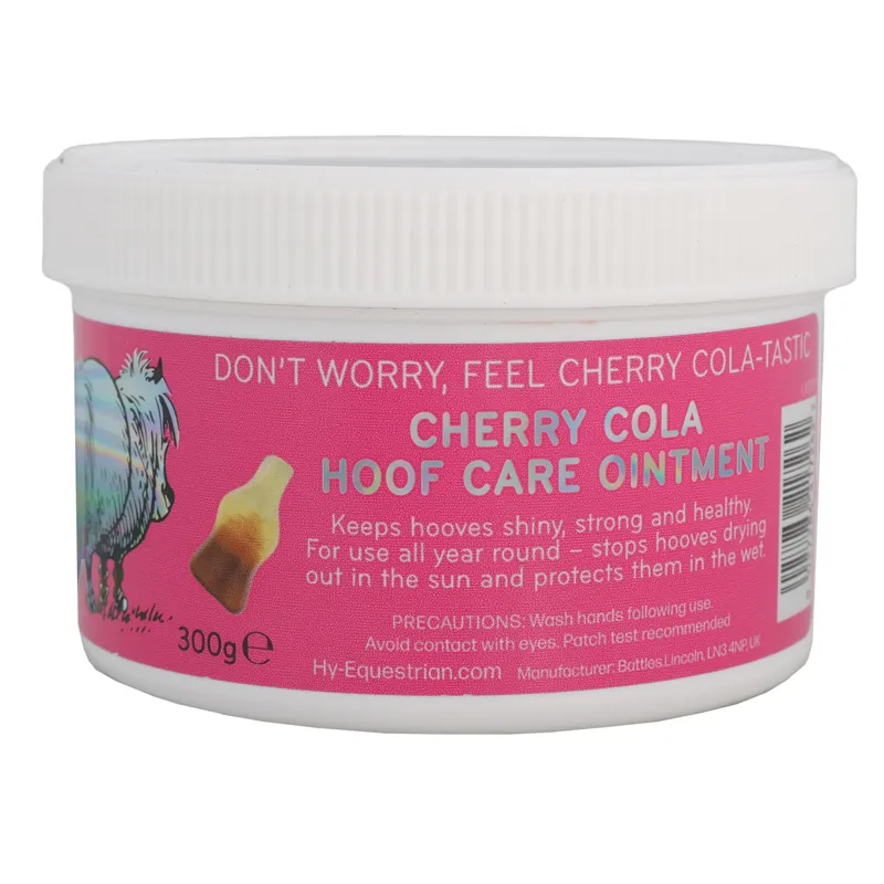 Hy Thelwell Grooming A Hoof at Each Corner Hoof Ointment-1