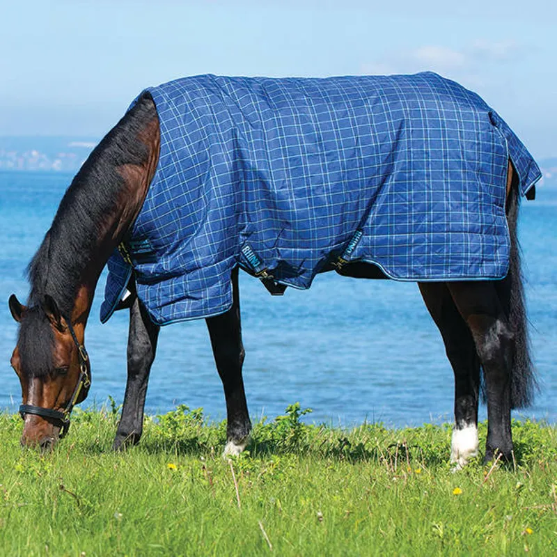 Rhino Original Lite 1000D Turnout Rug Navy/Light Blue