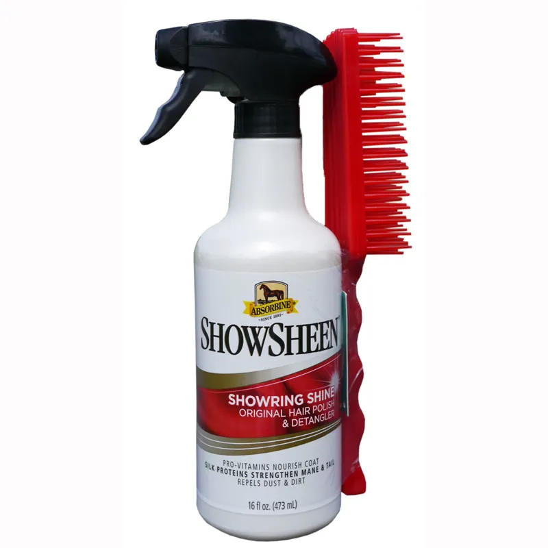 Absorbine ShowSheen Show Ring Shine Detangler Plus Free Brush
