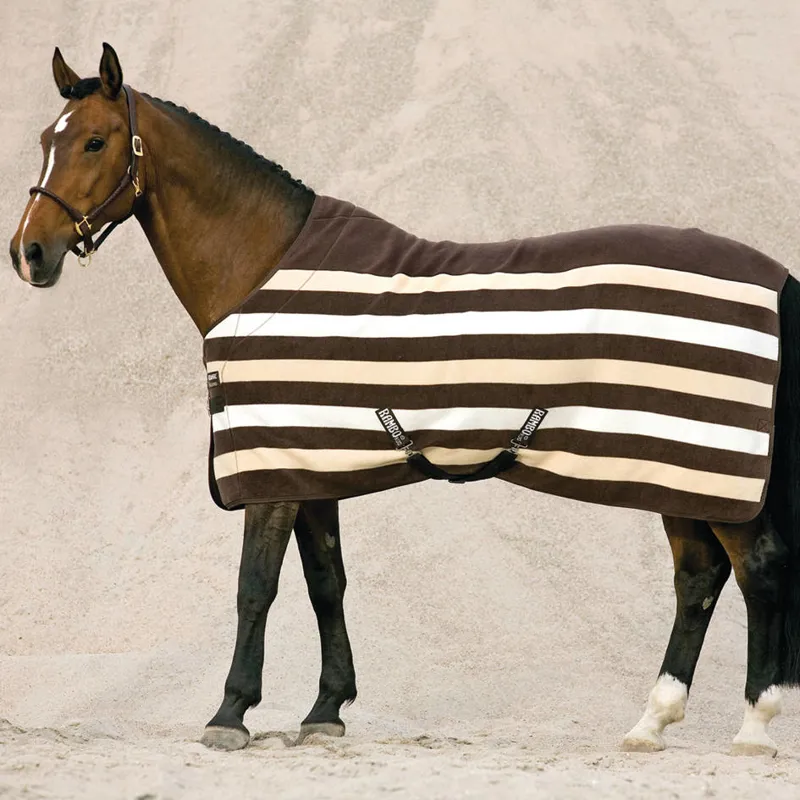 Rambo Deluxe Fleece Newmarket Rug Whitney Brown