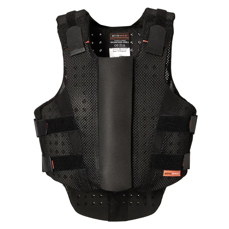 Airowear Airmesh II Ladies Body Protector Black Redpost Equestrian