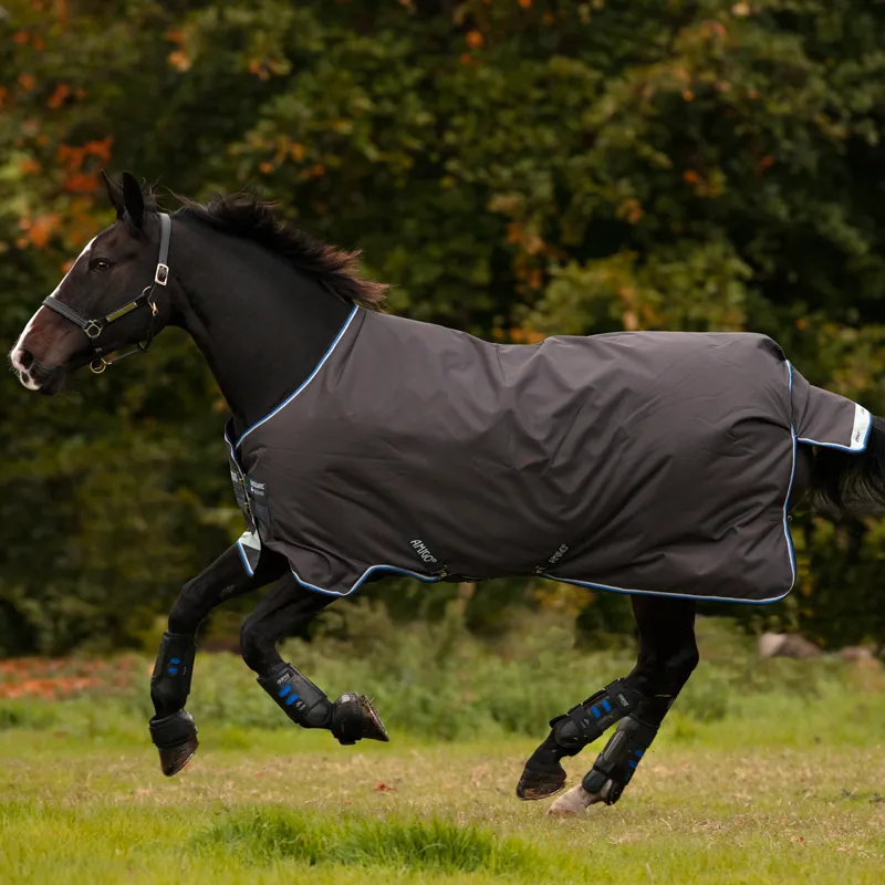 Amigo Pony Bravo 12 Lite 0g Turnout Rug Excalibur/Strong Blue