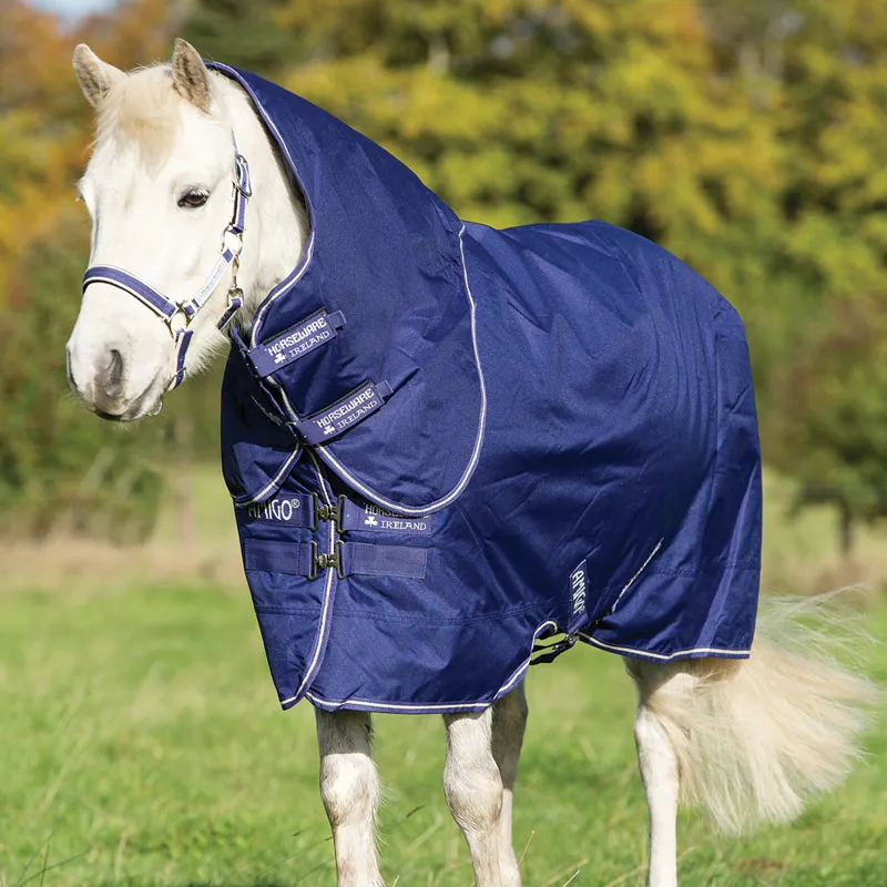 Amigo Hero ACY Plus 200g Pony Turnout Rug Atlantic Blue/Ivory