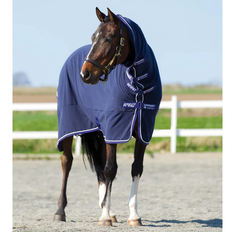 Amigo All-in-One Fleece Rug - Atlantic Blue/Navy/Beige