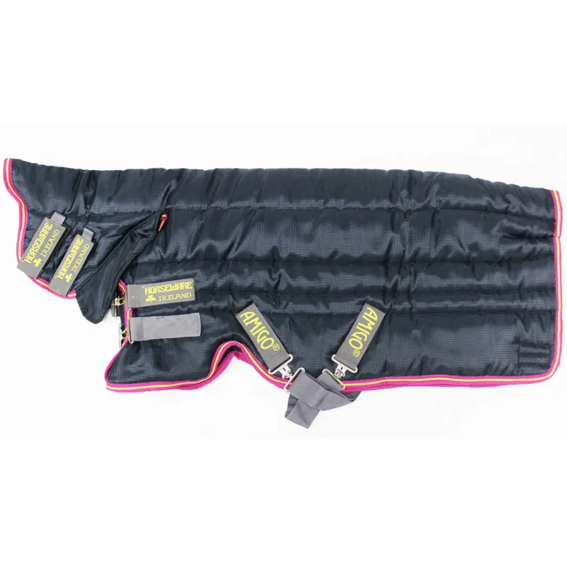 Amigo Insulator All-In-One Heavy 350g Stable Rug - Grey/Purple/Yellow-1