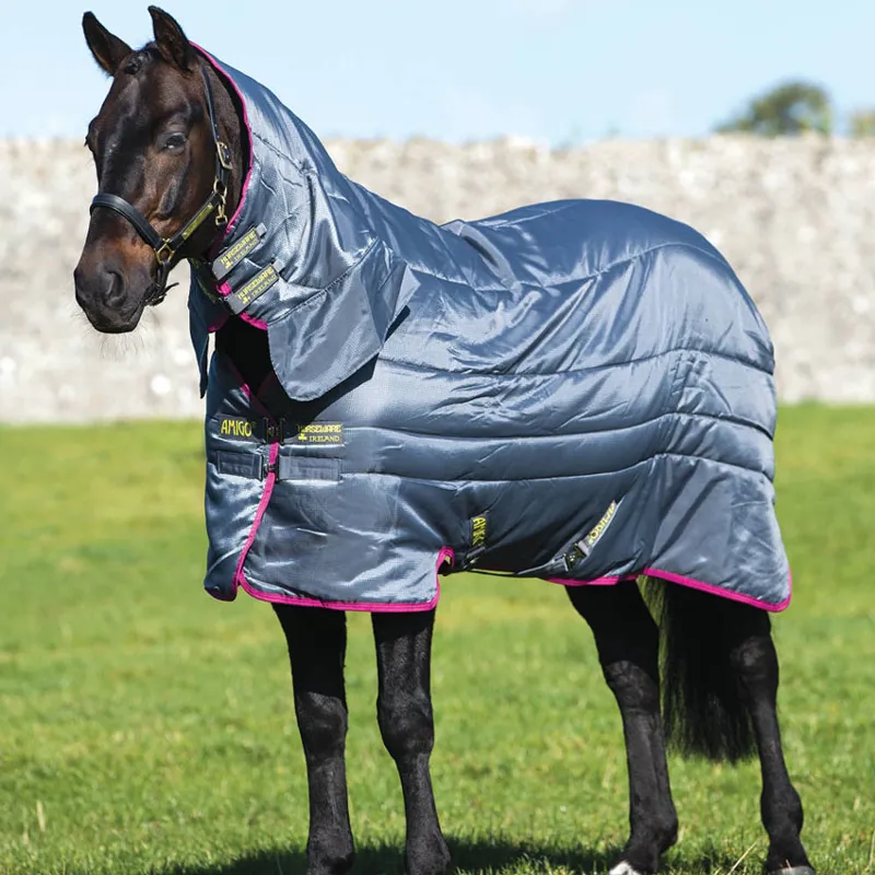 Amigo Insulator All-In-One 200g Stable Rug - Silver Grey/Purple