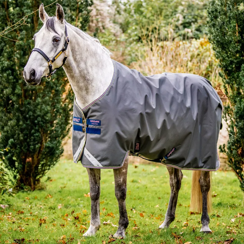 Amigo Bravo 12 Original 0g Turnout Rug - Shadow/Navy/Rose