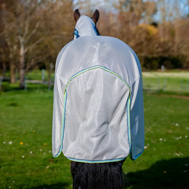 Amigo XL Bug Rug Disc Closure Fly Rug - Lunar Rock/Navy/Haze-3