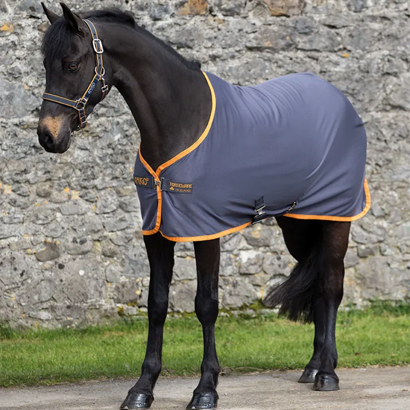 Couverture Cooler Amigo Horsewear Ireland Gris Bordure Orange - Taille Cheval 75, Occasion En Bon état