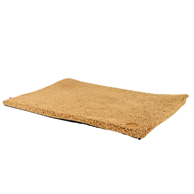 Ancol Sleepy Paws Flat Fleece Teddy Pad - Beige