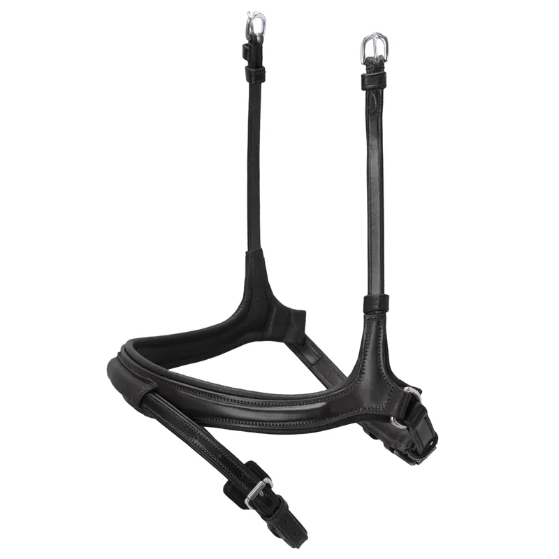 Schockemohle Ancona Select Flash Noseband - Black/Silver