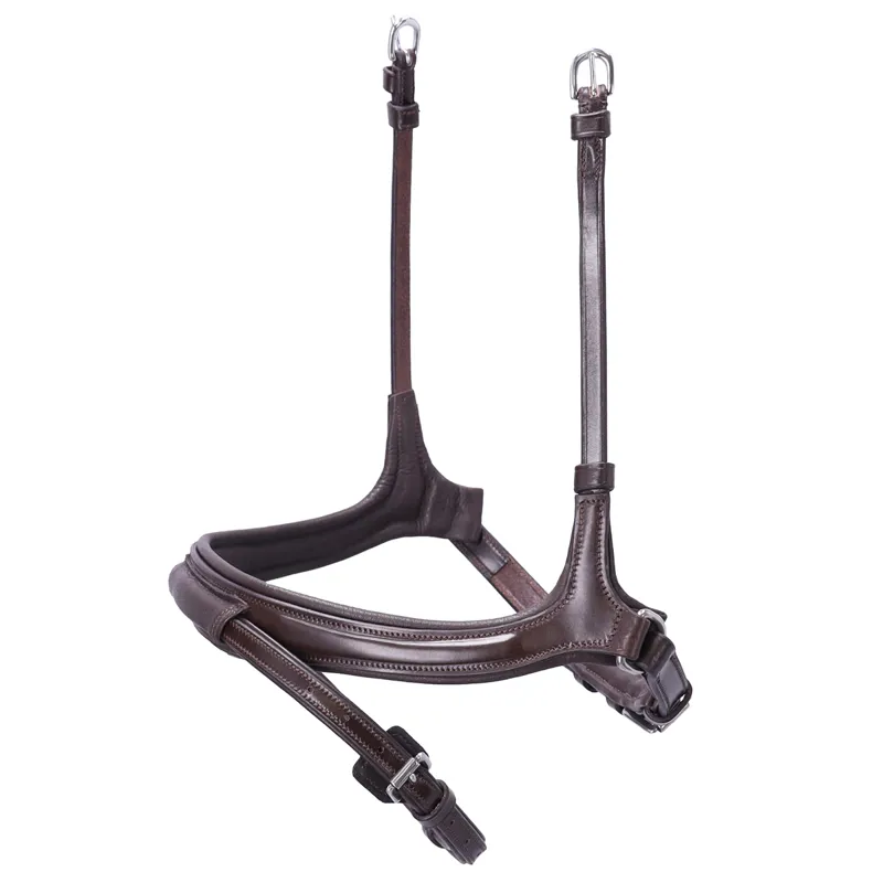 Schockemohle Ancona Select Noseband - Espresso/Silver
