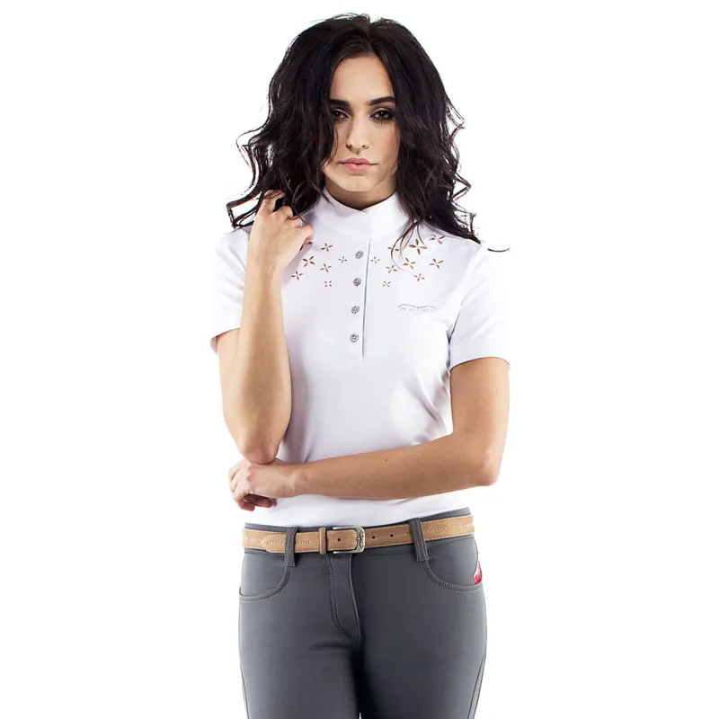 Animo Baciron Ladies Show Shirt - Bianco