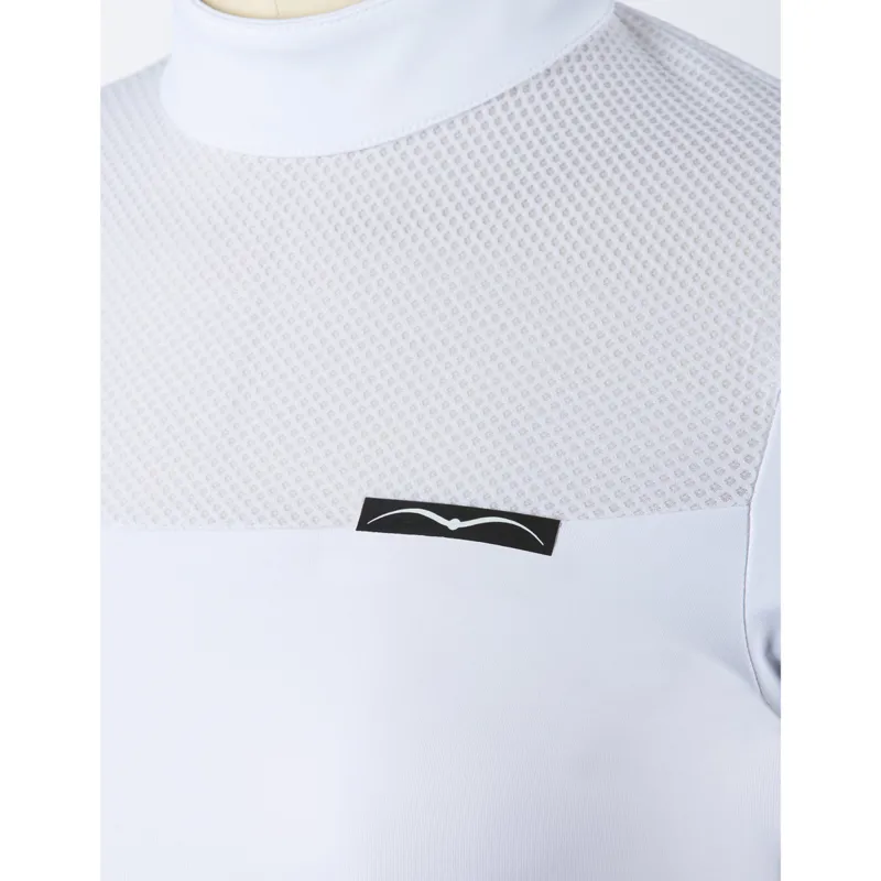 Animo Balmenhorn Ladies Short Sleeve Competition Shirt - Bianco White-1