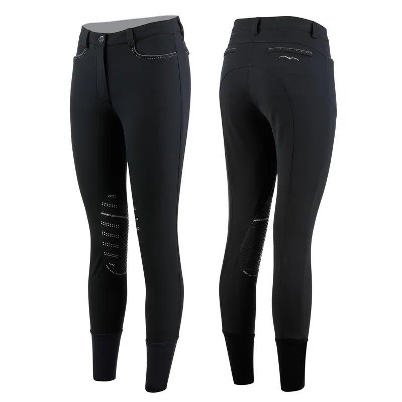 Animo Nesto Knee Grip Ladies Breeches - Nero