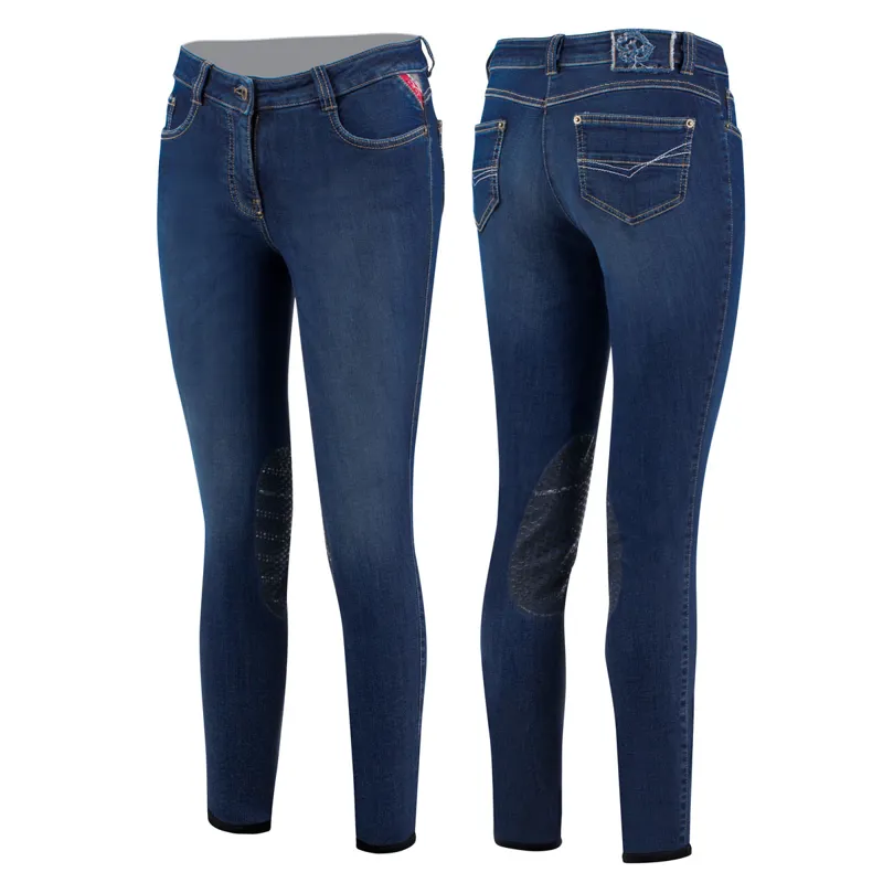 Animo Noglio Knee Grip Ladies Breeches - 702 Jeans