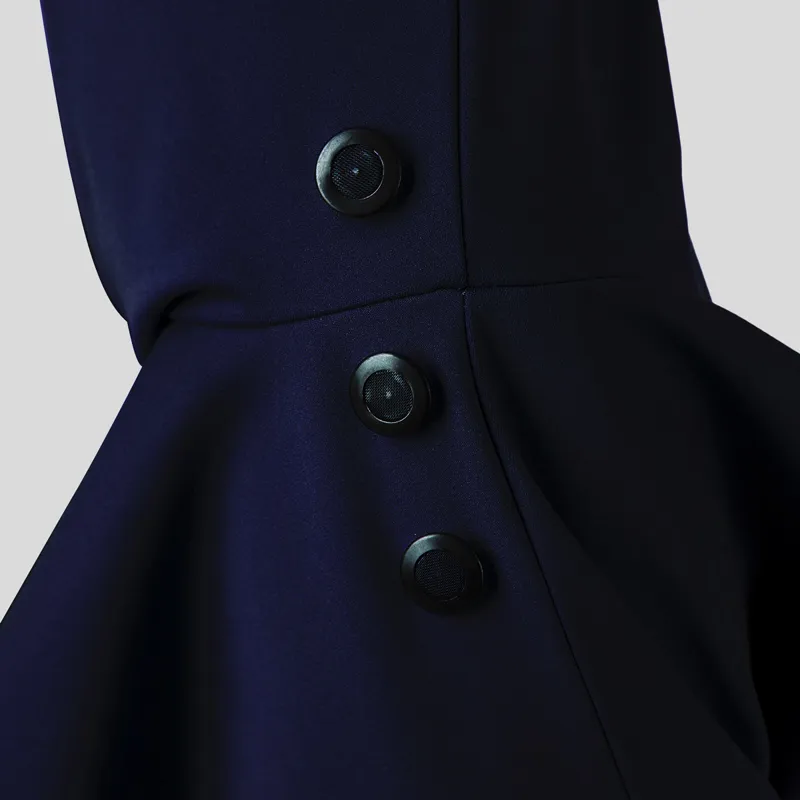 Animo Eblange Mens Sweat Jacket - Blu Navy-2