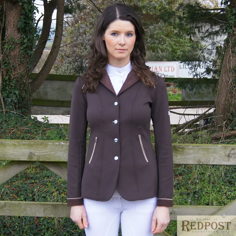 Animo Lector Ladies Competition Jacket - Marrone Brown-1