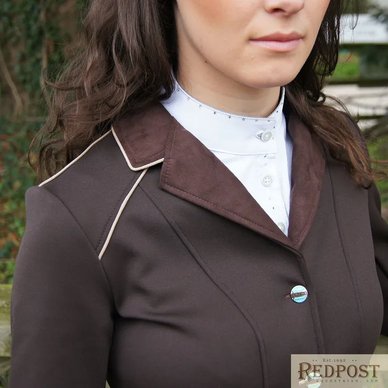 Animo Lector Ladies Competition Jacket - Marrone Brown-2