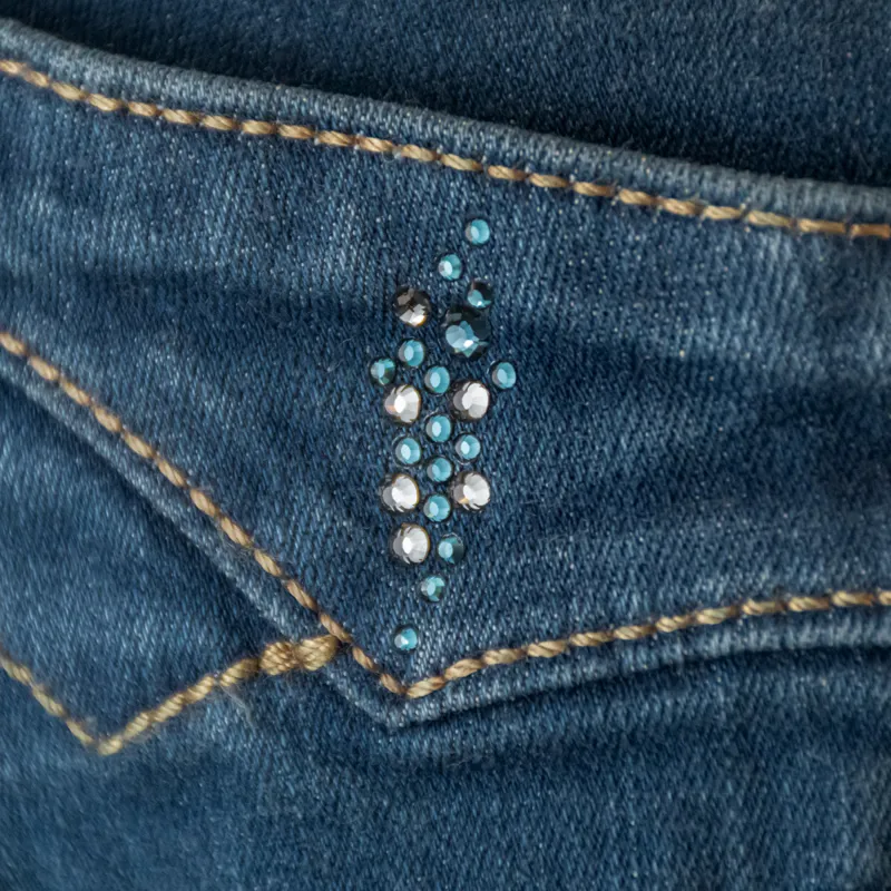 Animo Nigeria Full Grip Ladies Breeches - Jeans-2