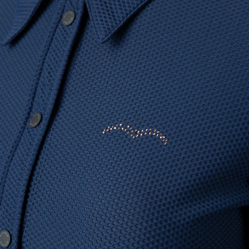 Animo Persia Long Sleeve Ladies Blouse - Ombra Blue-1