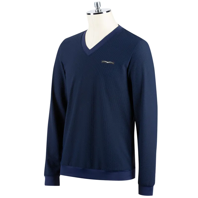 Animo Remus Mens V-Neck Sweater - Ombra Blue