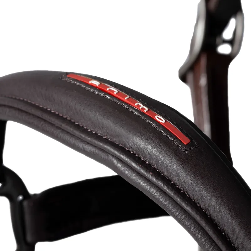 Animo Utility Leather Headcollar - Marrone Brown-1