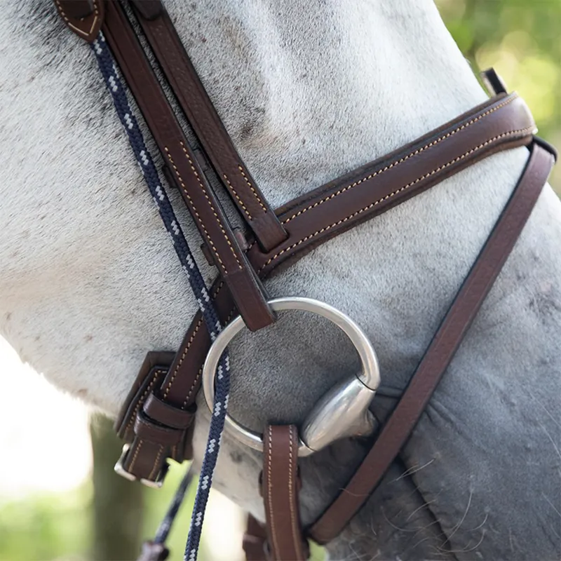 Antares Precision Gag Reins - Brown-3