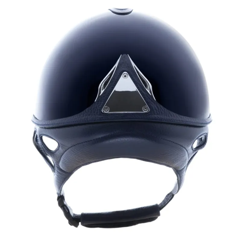 Antares Premium Glossy Riding Hat - Blue/Blue-3