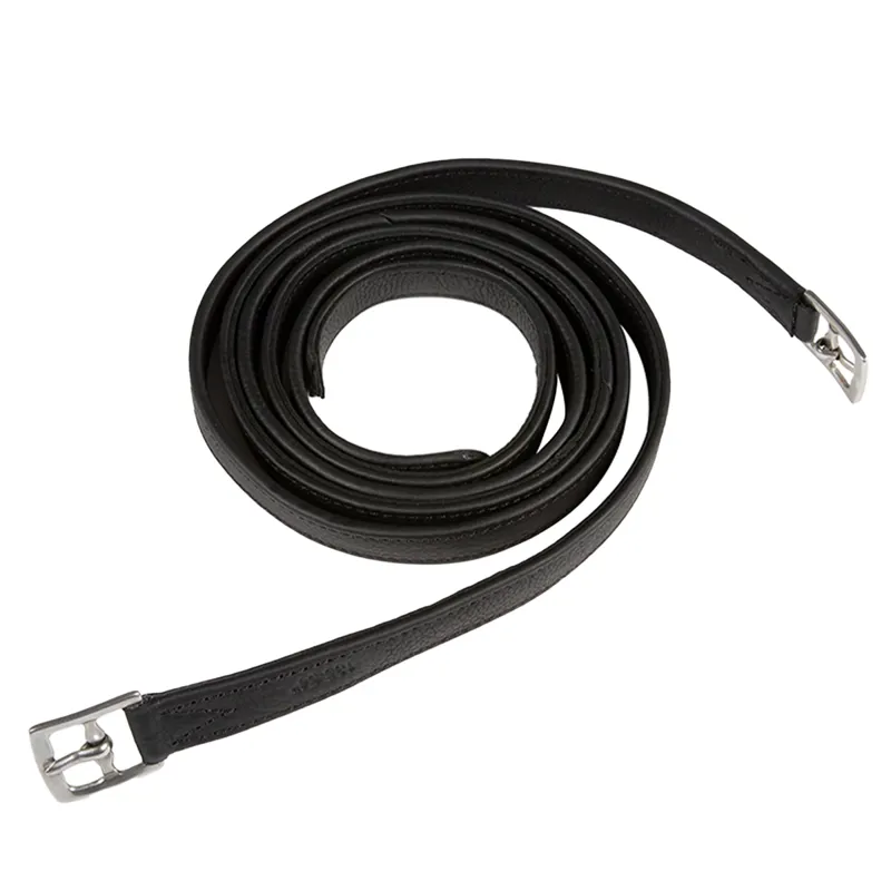 Antares Signature Stirrup Leathers - Black