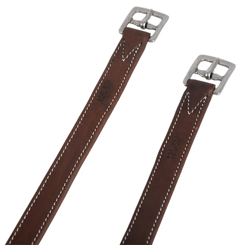Antares Signature Stirrup Leathers - Brown-2
