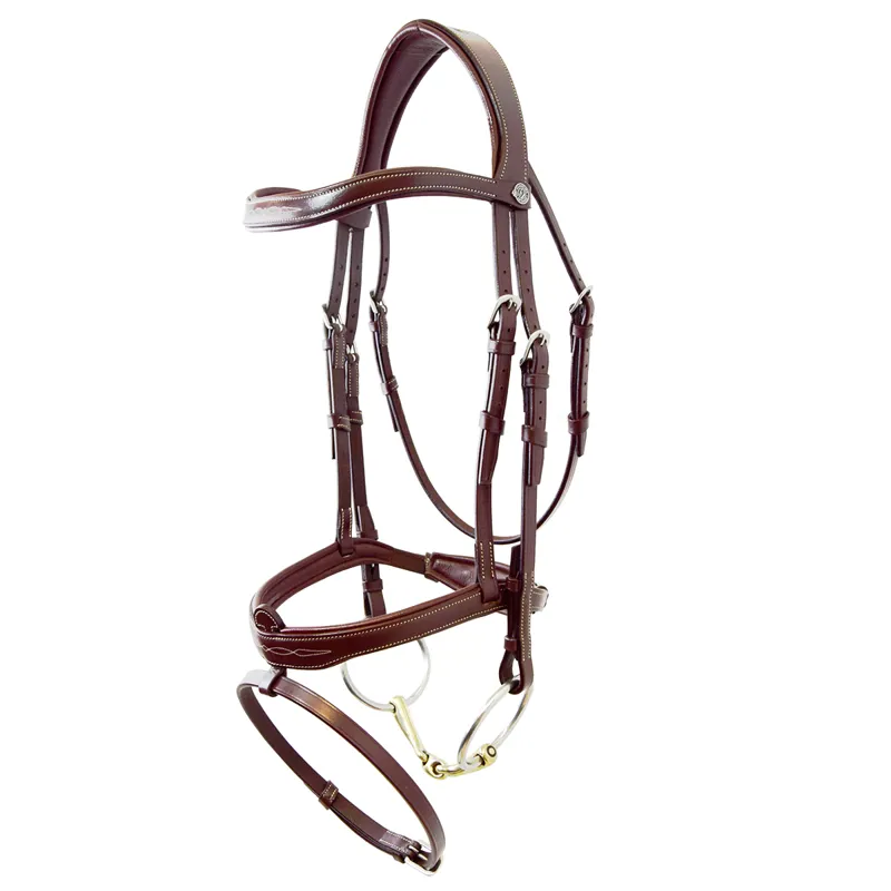 Antares Signature Flash Noseband Bridle - Brown