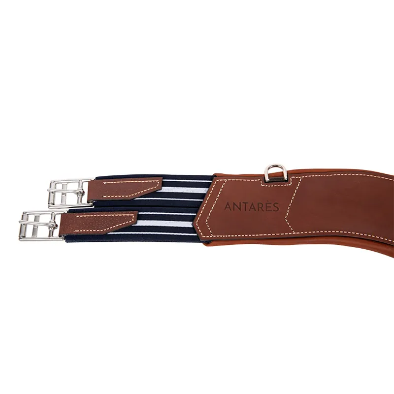 Antares Easy Clip Long Stud Girth - Brown-1