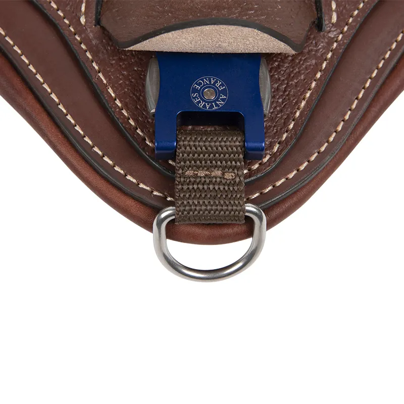 Antares Easy Clip Long Stud Girth - Brown-3