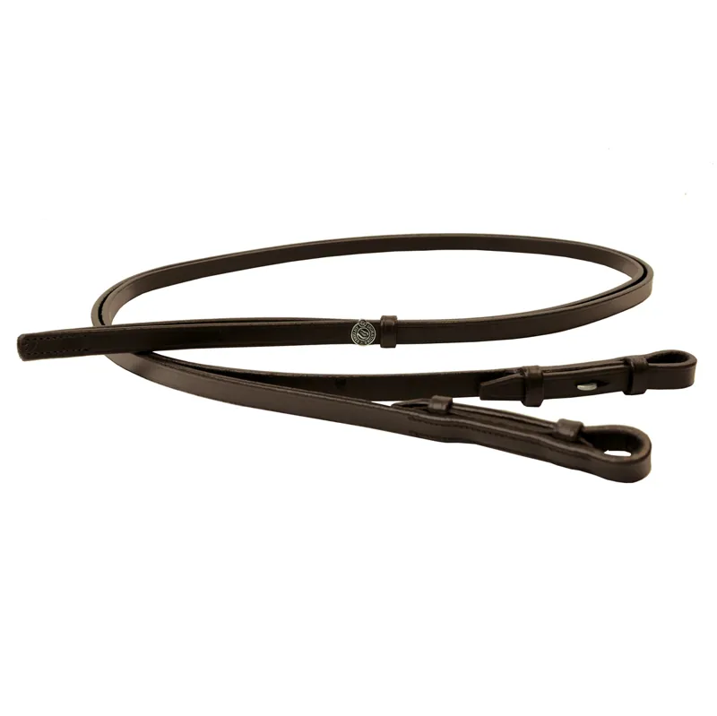 Antares Signature Curb Reins - Brown