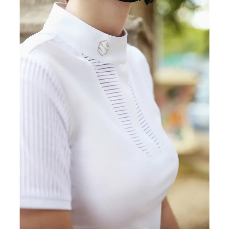 Samshield Apolline Ladies Show Shirt - White-8
