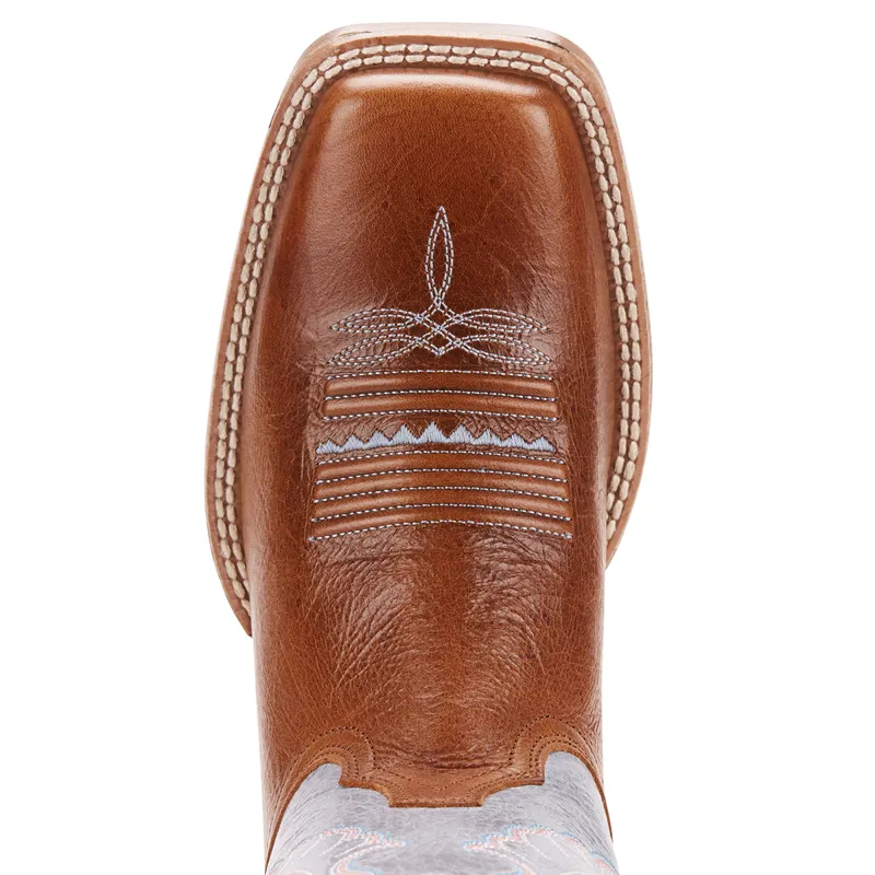 Ariat Primetime Ladies Western Boots - Gingersnap/Blue-2