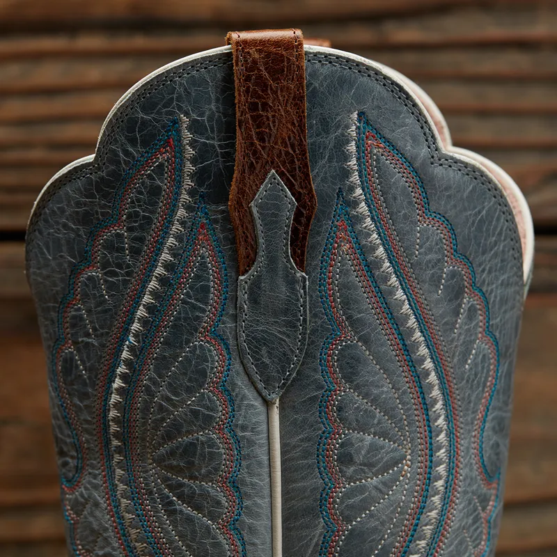 Ariat Primetime Ladies Western Boots - Gingersnap/Blue-3