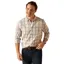 Ariat Country Napa Mens Long Sleeve Shirt - Tan Check