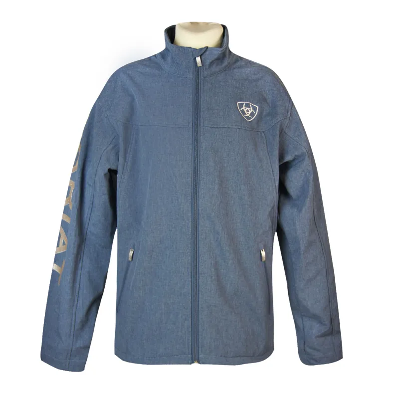 Ariat New Team Softshell Mens Jacket Navy Redpost Equestrian